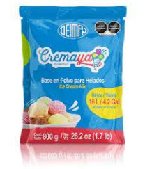 Base de polvo para helados cremaya 800g