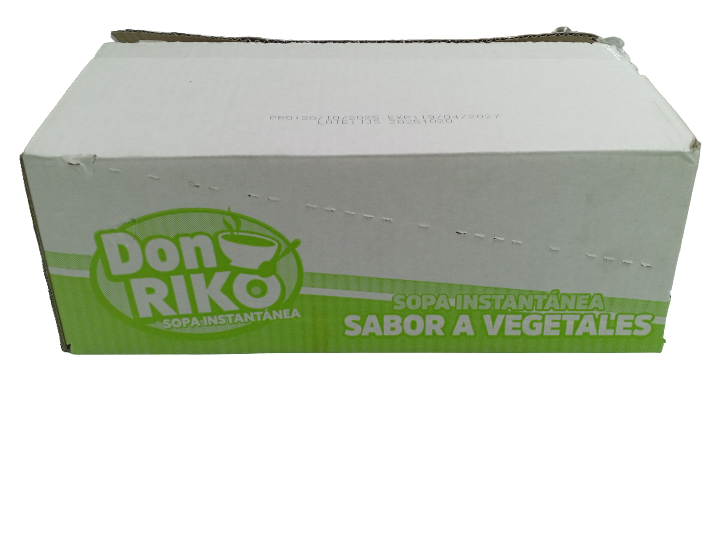 SOPA INSTANTÁNEA CON SABOR A VEGETALES