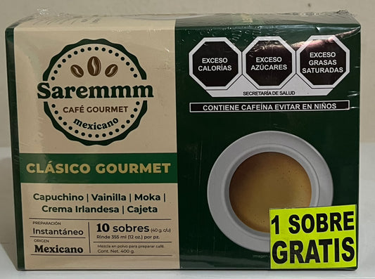 Sobres de cafe Saremmm.