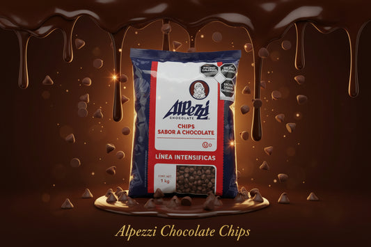 ALPEZZI chips sabor  chocolate 1K